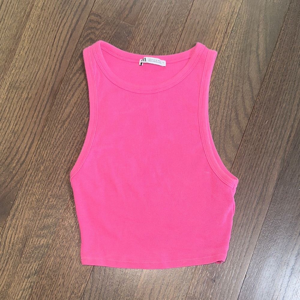 Zara Bright Pink Tank Top